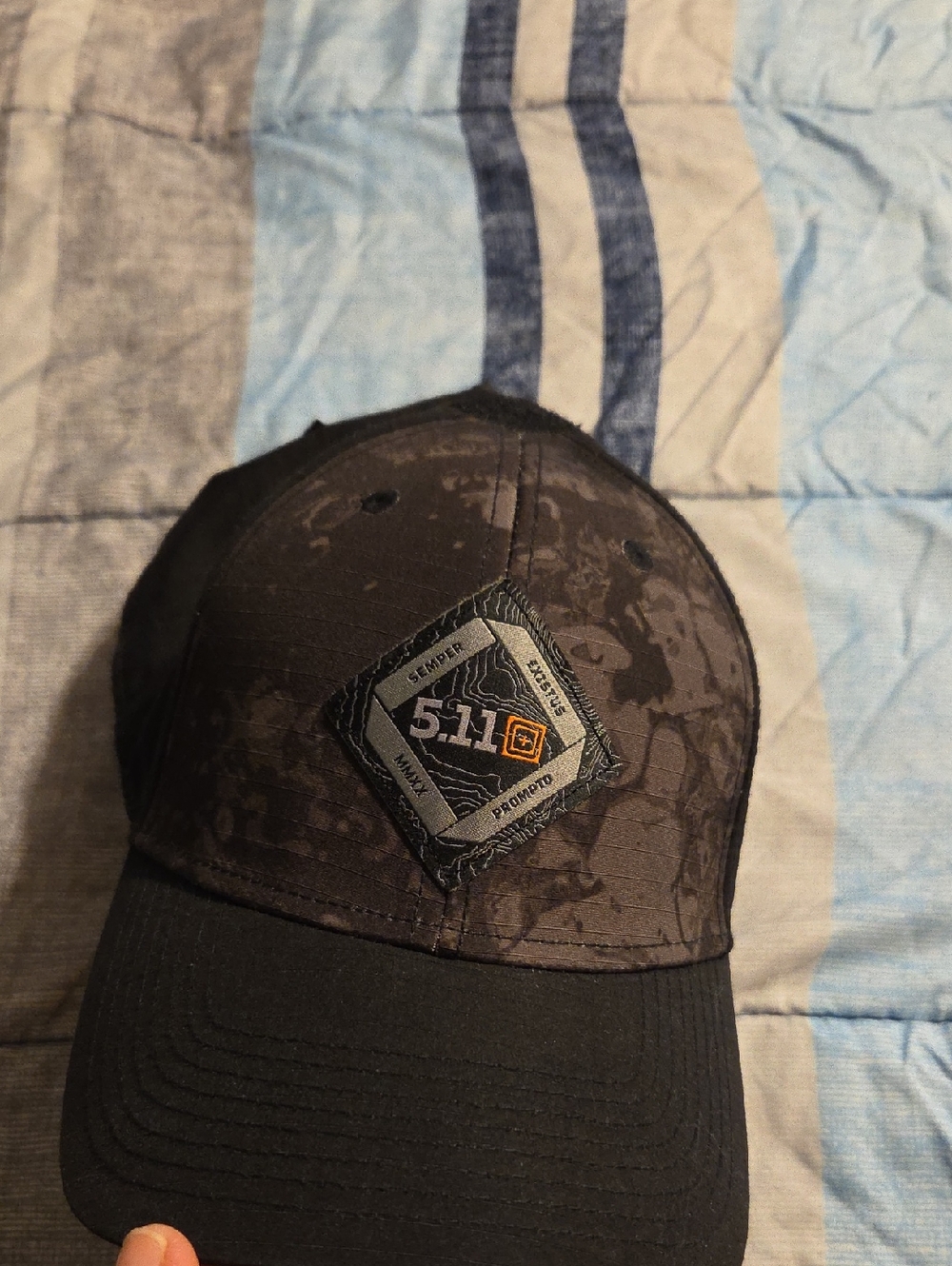 5.11 Tactical Black & Charcoal Logo Patch Ball Cap